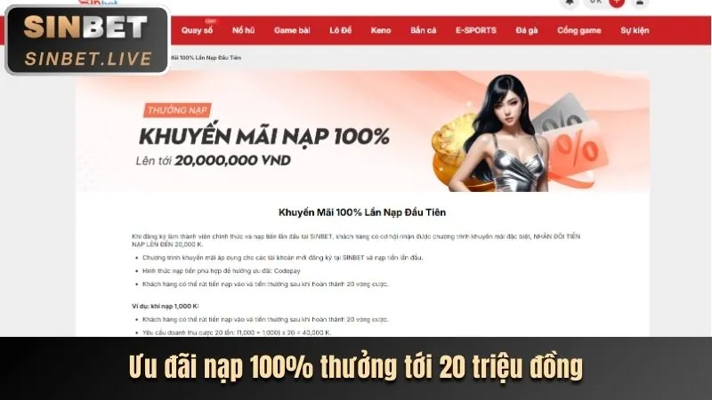 Thưởng Chào Mừng nohu 52 win